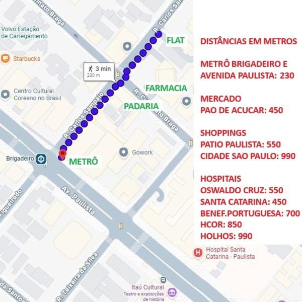 Sao Paulo Av Paulista Flat ate 4 pessoas 1 Garagem - Foto 5