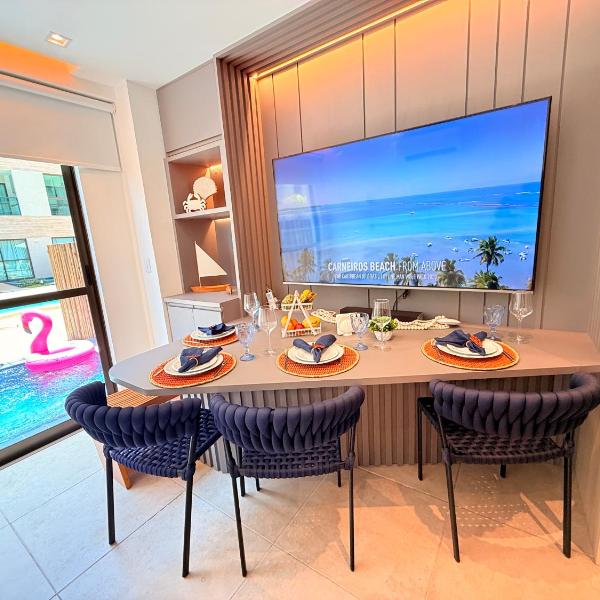 Flat B04 -Luxuoso Piscina Privativa com Hidromassagem - Max Carneiros Suites