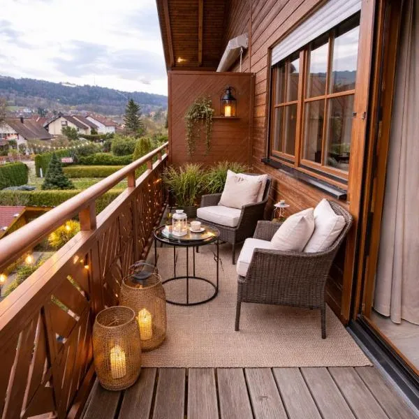 Luxury Rhine Retreat Garten&Sauna, hotel i Büsingen am Hochrhein