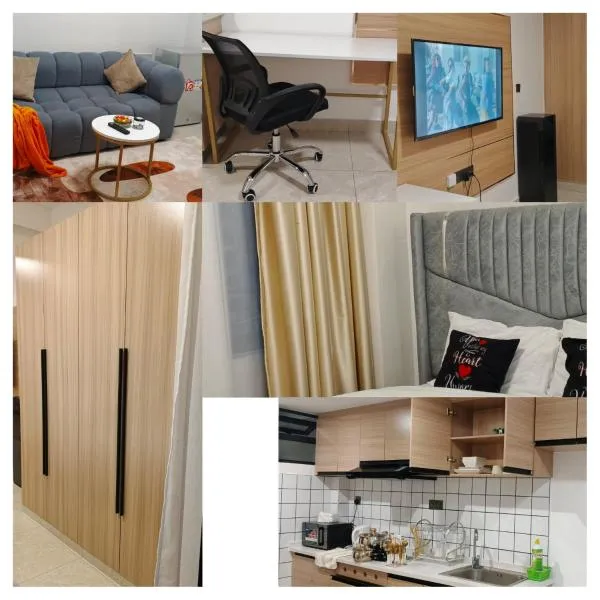 Fun-fantastic Studio, The Loftel near UN, Embassies, Two Rivers & Village Market,with a Pool and Gym、ナイロビのホテル