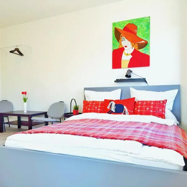 2-Z Apartment N5 für 4 Pers, 2 EZ und 1DB Top Lage, Nähe HBF, Messe DUS, hotell i Krefeld