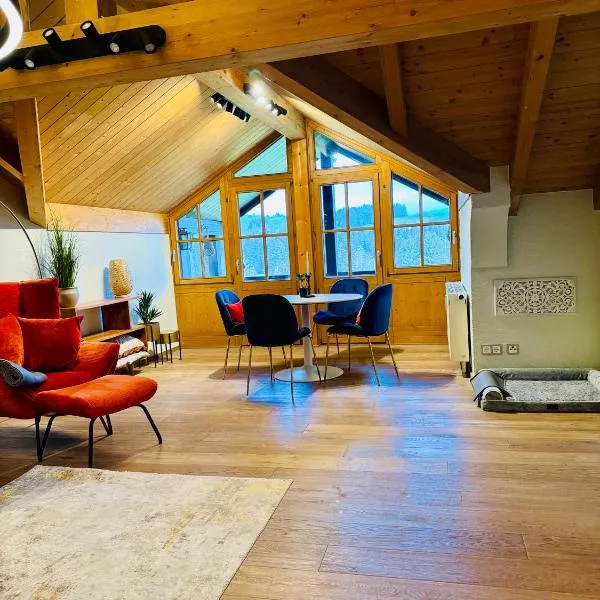 Berglounge Oberreute - Dein Allgäuer Logenplatz, hotelli kohteessa Oberreute