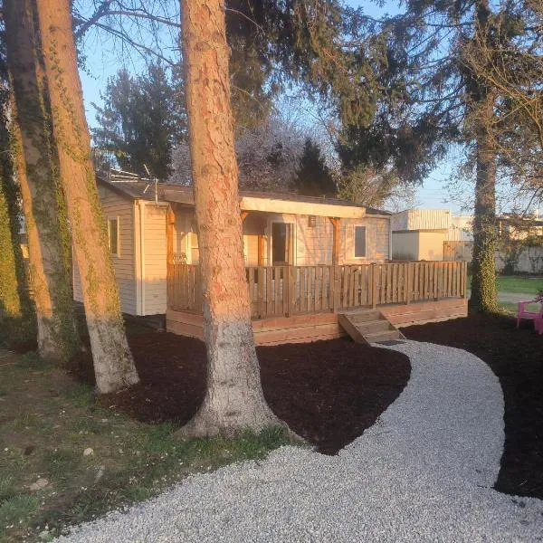 Mobil-home xl 4 personnes avec télé, Hotel in Boofzheim