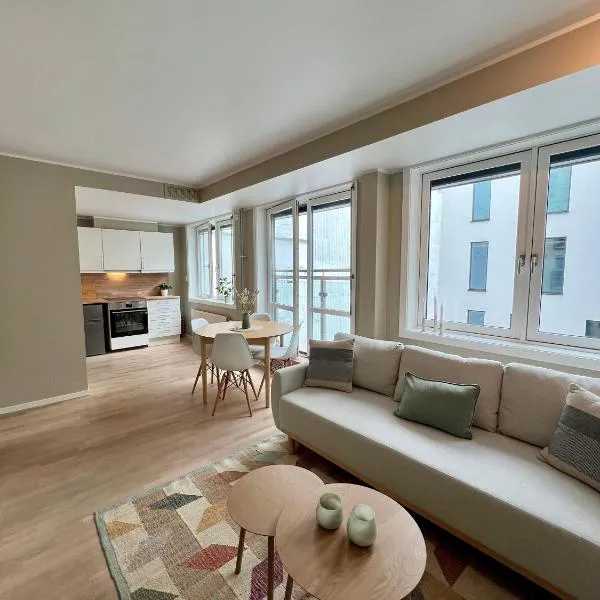 Modern City Apartment in the Heart of Oslo: Oslo'da bir otel