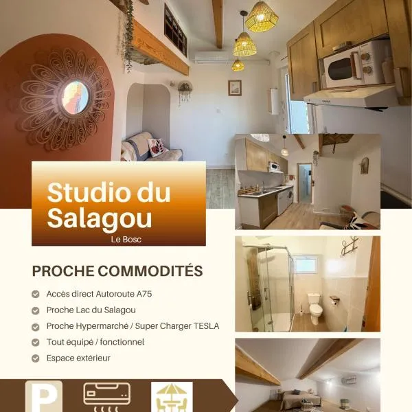 Studio indépendant près Salagou, hotel a Le Bosc