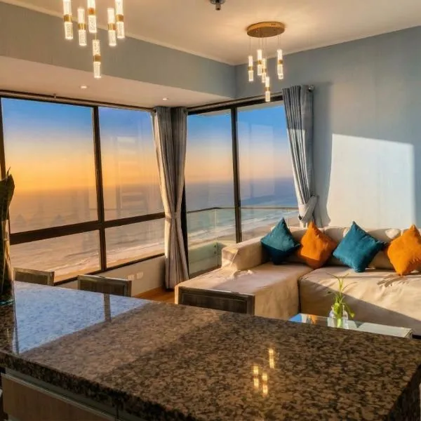 "Oceanfront 3BR, Home Office, Pool, Gym, Sauna, BBQ, Fast Wifi, Play area and Free Parking", hotelli Limassa