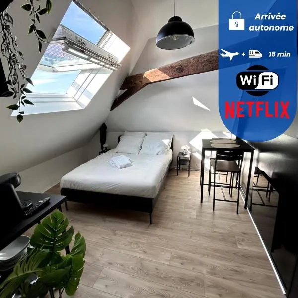 Le Studio - Cosy et fonctionnel - plein centre, hotel a Vertou