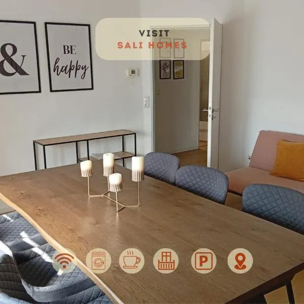 Sali Homes - 3BR Apartment, 6 Single Beds, Central Bayreuth, hotel v destinaci Bayreuth