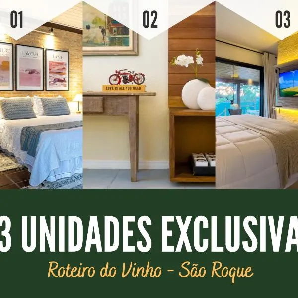 Pousada Village Pierre na Rota do Vinho com Ar Condicionado, hotel a São Roque