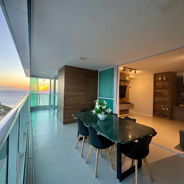 Apartamento alto padrão com vista mar na Barra - Foto 3