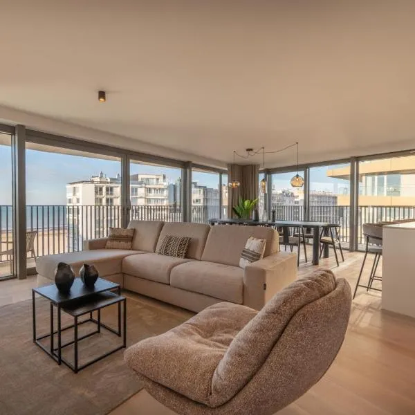 Seaview Apartment with Parking & Balcony, hotel en Ostende