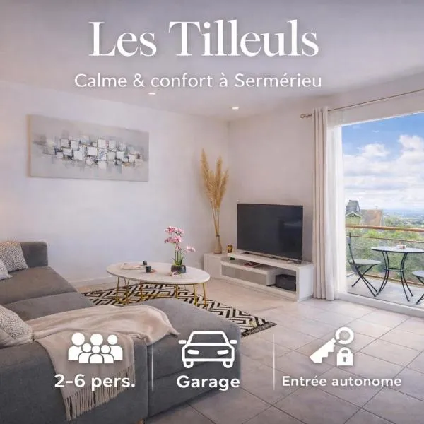 T3 Les Tilleuls Sermerieu, hotel em Sermérieu