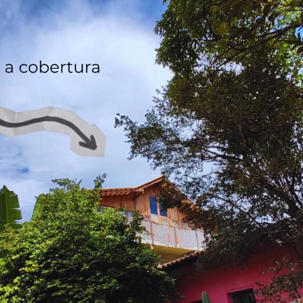 Cobertura na praça