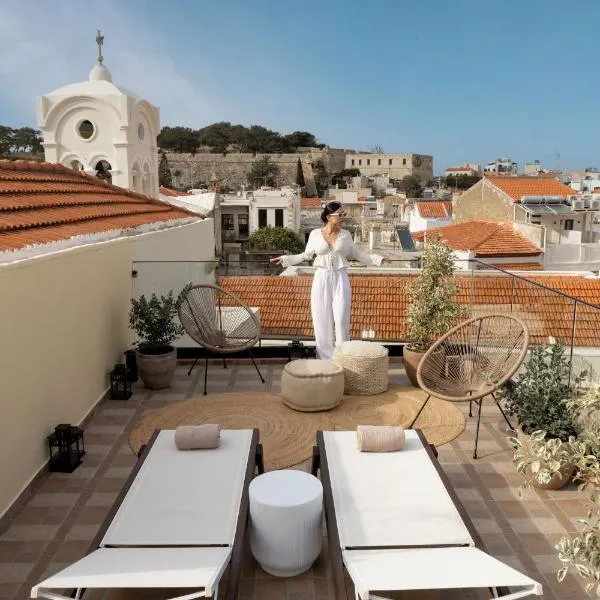 Rethymno Town में, होटल Mikio House, Design Stay with Rooftop Cinema