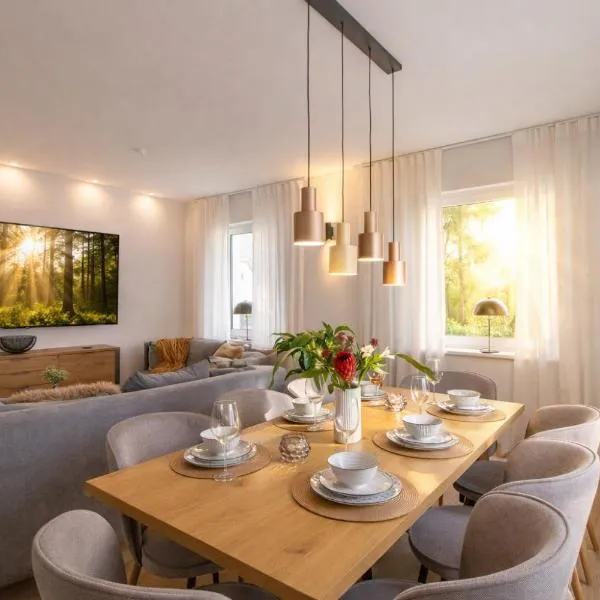 Viesnīca Stilvolles City-Apartment I WLAN l Küche I Zentral I 8P pilsētā Švarcenberga