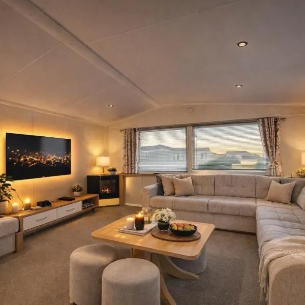 Cozy Family Caravan at Haven Kent Coast, Hotel in Allhallows