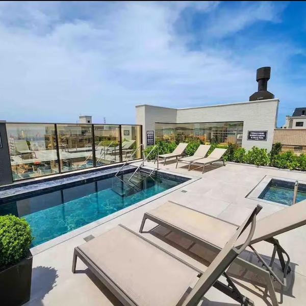 Apartamento completo novo, praia de Bombas com piscina aquecida - Foto 4