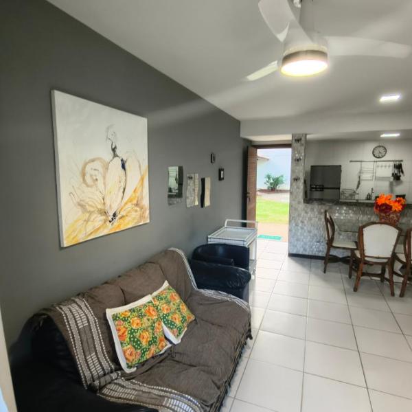 Apartamento térreo a 300 metros da praia de Itacimirim com piscina e jardim - Foto 5
