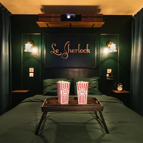 Le Sherlock - Cinéma privé & Enquête, viešbutis mieste Roanas