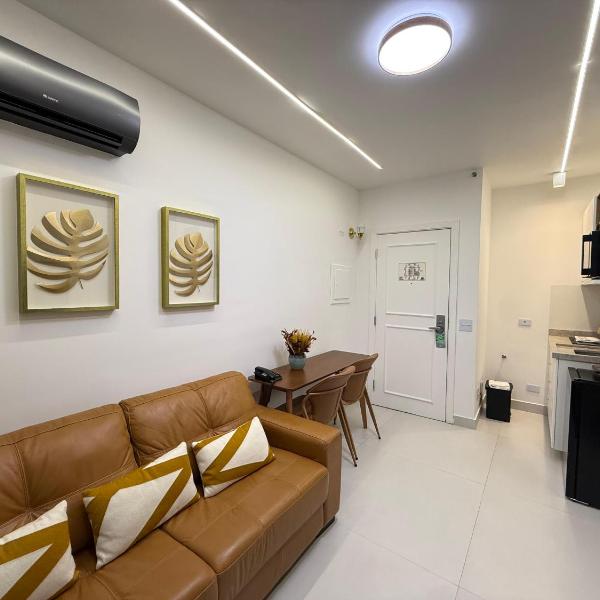 Flat Moema Suíte com cama King Size, Sala de TV, cozinha completa e vaga de garagem grátis - Foto 5