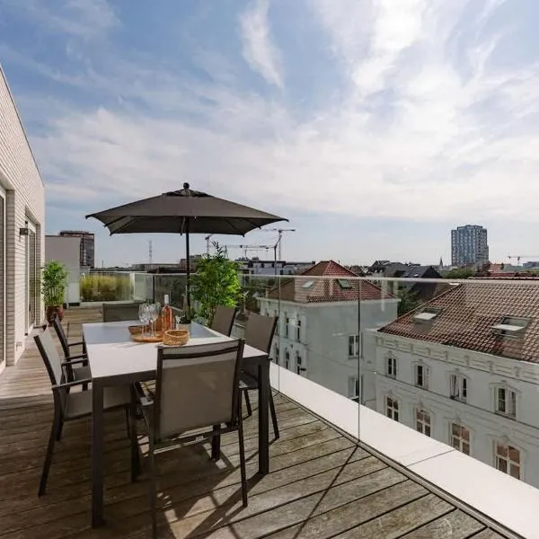 Casiola - Spacious apartment in Ghent with big terrace, hotel u gradu Gent