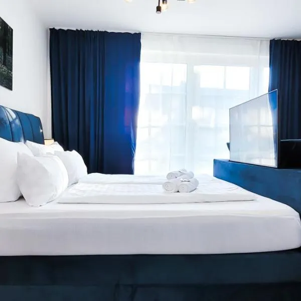 KOMM - Terrasse- Parkplatz- Küche- Boxspringbett, готель у місті Єна