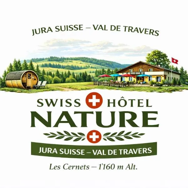 Hôtel Restaurant Les Cernets, "Val-de-Travers", hotel di Les Verrières
