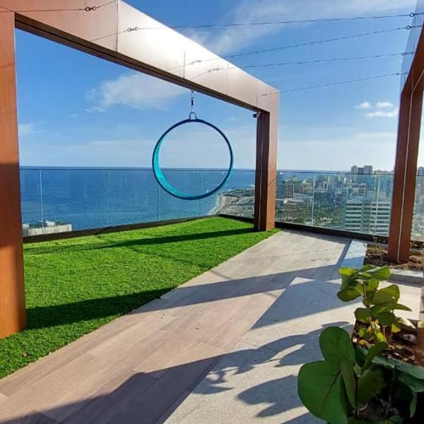 Studio Salcity - Piscina no rooftop com vista mar - Foto 4
