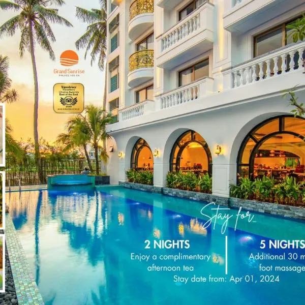 Grand Sunrise Palace Hoi An- A Luxury Indochine Hotel & Spa, hotel u gradu Hoi An