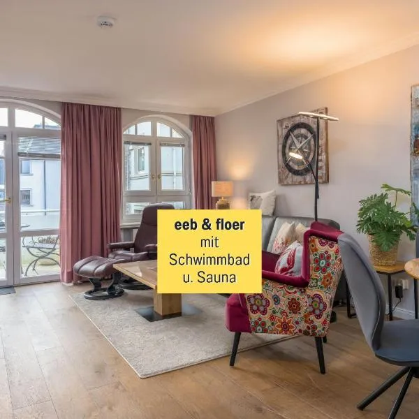 eeb & floer 4 Sterne TOP-Fewo Sylt Balkon, Pool & Sauna, Strandnah, Tiefgarage, hotel din Westerland