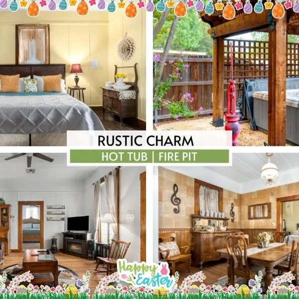 Easter, Pet-Friendly, Hot Tub, Fire Pit, King Beds, hotell sihtkohas Fredericksburg