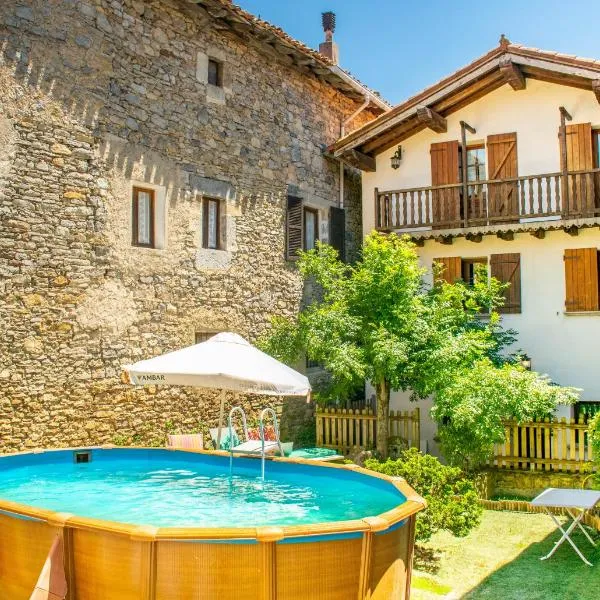 Amplia casa rural en el corazón del valle Ulzama, ξενοδοχείο σε Lizaso