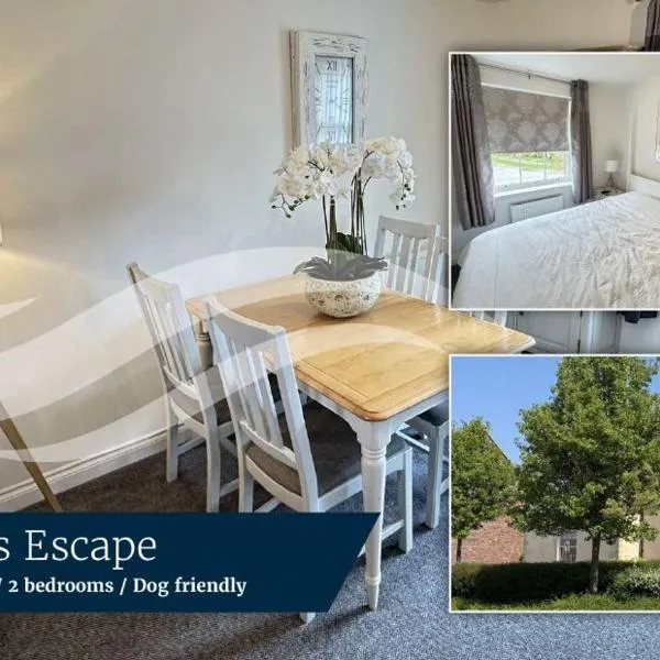 Arthurs Escape - Part of the The Bay Filey Holiday Village with pool, gym and direct beach access, pub, restaurant, tennis and meadows walks, hotel em Filey