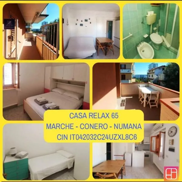 Relax 65 - Riviera del Conero，瑪澈里的飯店