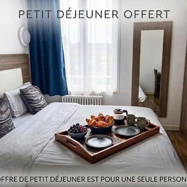 Viesnīca Le Clémenceau Hôtel Centre ville Gare Sncf -Tramway pilsētā Valansjēna