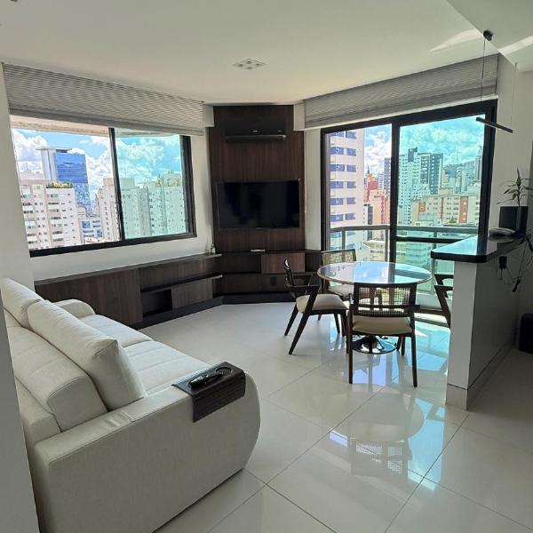 Apart Premium na Savassi com vista e arrumação