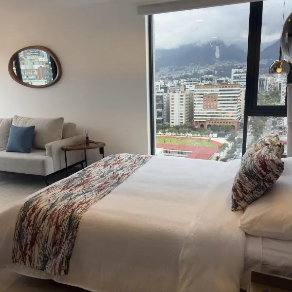 Nuevo Estudio Cielo 11 - Vista al Parque La Carolina, hotell sihtkohas Quito