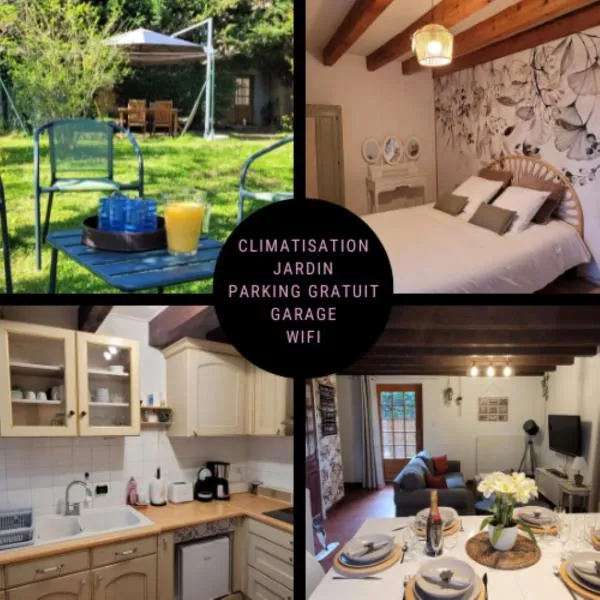 Des Histoires d'Anges - Le gîte - meublé classé 3 étoiles - Accueil Vélo, hotel u gradu 'Tournus'