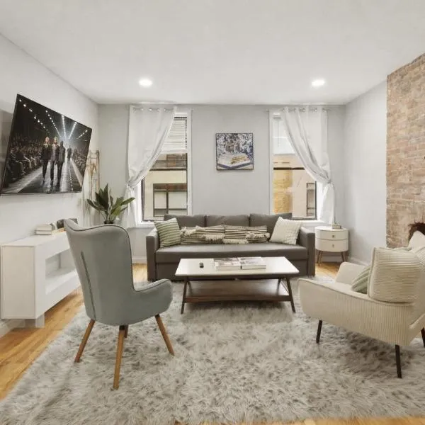 Hoboken में, होटल Fashionable 1-Bedrm Apt 15 Min to Manhattan