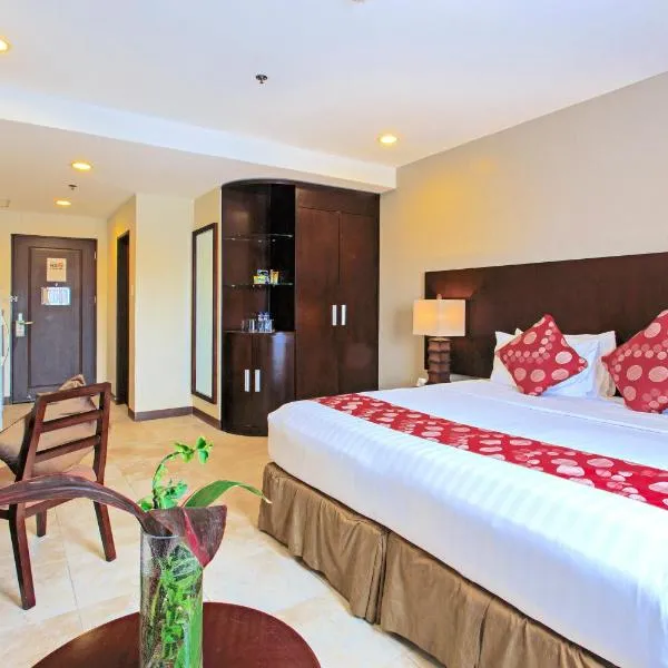 세부에 위치한 호텔 알파 시티 스위트 호텔(Alpa City Suites Hotel)