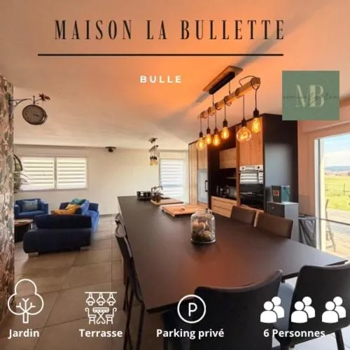Maison La Bullette à 10 min de Pontarlier, hôtel 