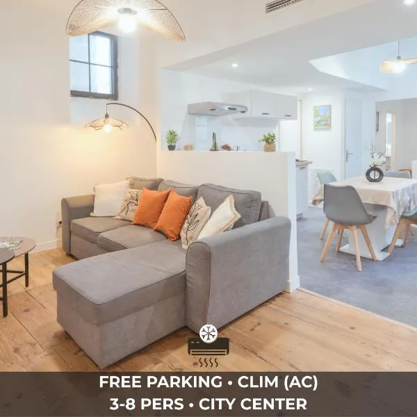 Au Cœur de Pau - Clim et Parking - L'Odyssée, hotel en Pau