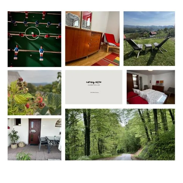 Morning coffee w a view :), hôtel à Podčetrtek