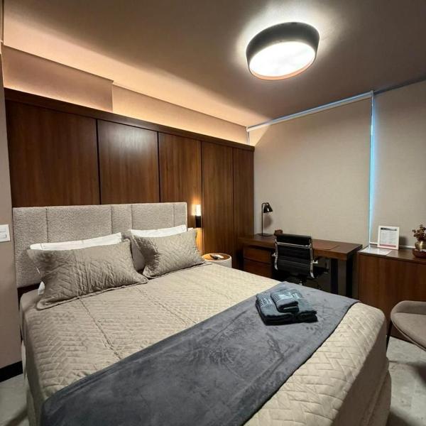 Ar condicionado, piscina, WIFI, roupas de cama e muito mais