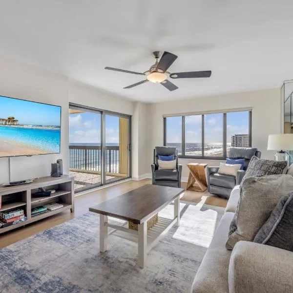 Sunrise beach views with top complex amenities and pool access!, hotel in Ormond Beach
