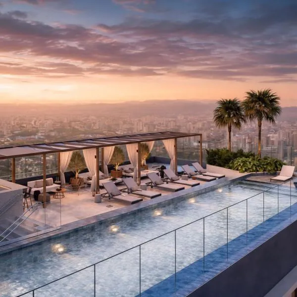 Luxury Studio Paulista Rooftop Pool 5min Metro, hotel in São Paulo