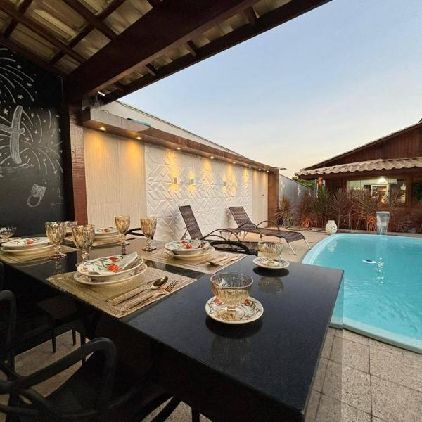 Casa de Madeira em Guarapari, Meaipe com piscina privativa e Área Gourmet - Foto 4