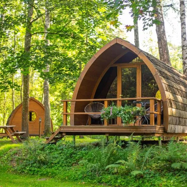 Meža namiņi Sprīdīši – hotel w mieście Tērvete
