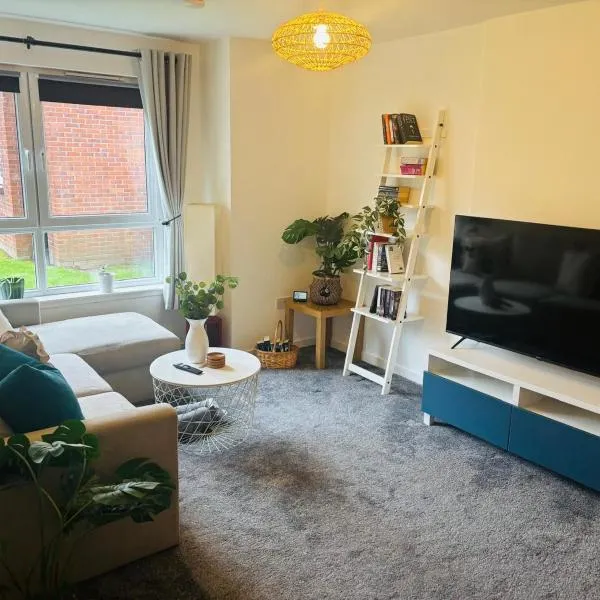 Modern Ground floor 2 Bed Apartment Secure Parking & Perfect for City- CelticEmirates Stadium – hotel w Glasgow