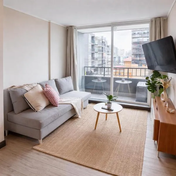 Cómodo Departamento con parking cerca del Estadio Nacional, viešbutis Santjage